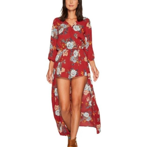 Wrangler High Low Romper Dress - Picture 1 of 7